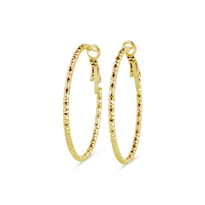 Sansa - Organic Hoop Earrings Stainless Steel