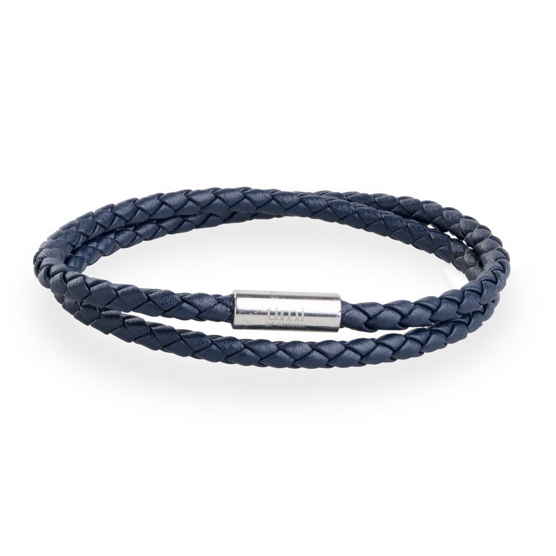 Kim - Pulsera de cuerda de acero inoxidable