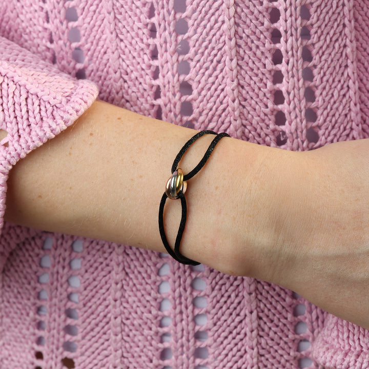 Leona - Pulsera de cuerda de acero inoxidable
