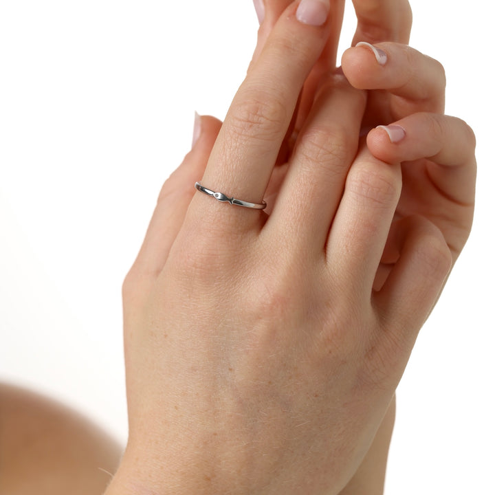 Aruba - Anillo de pez de acero inoxidable