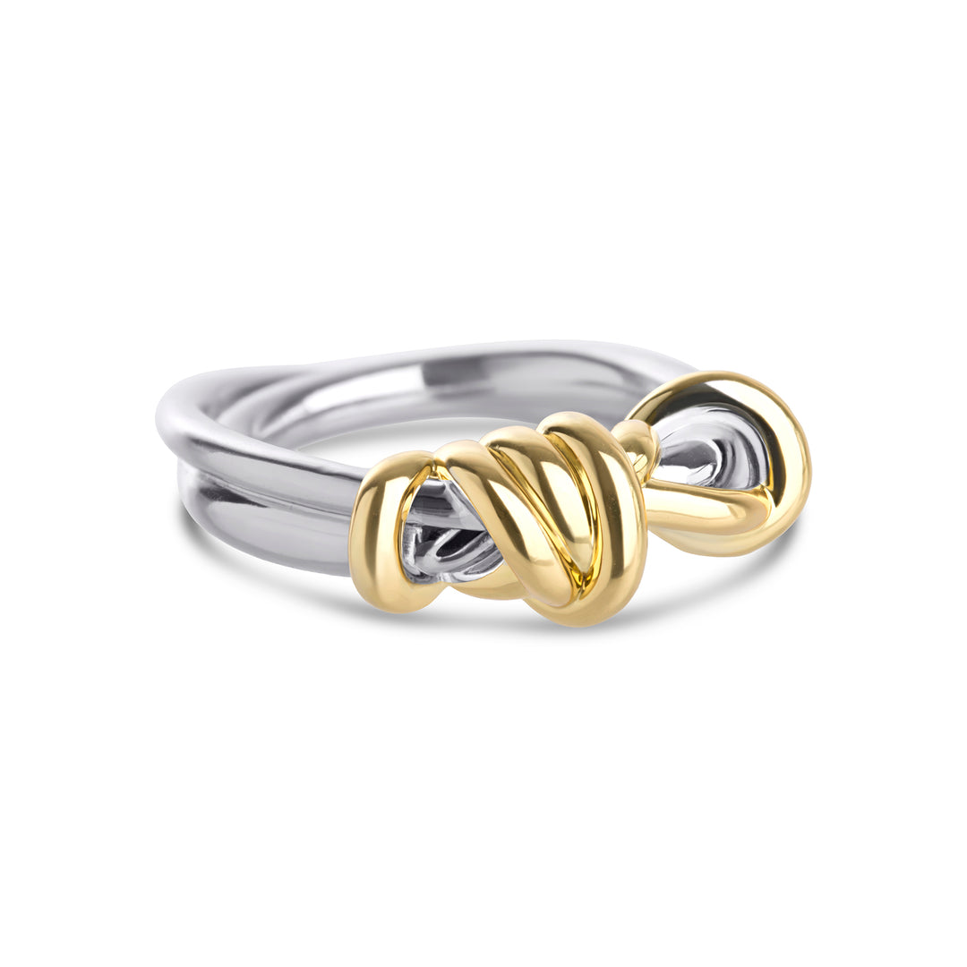 Kelly - Anillo Nudo Acero Inoxidable