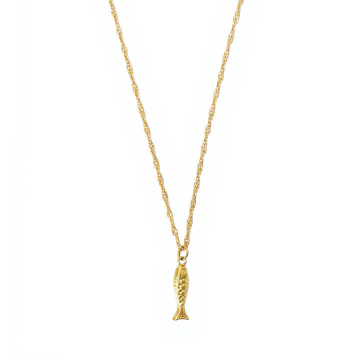 Erna - Collar de Pescado de Acero Inoxidable