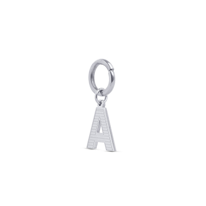 Sanya - Initital Charm Silver Stainless Steel