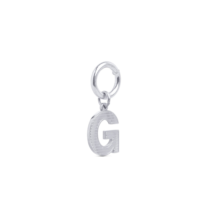 Sanya - Initital Charm Silver Stainless Steel