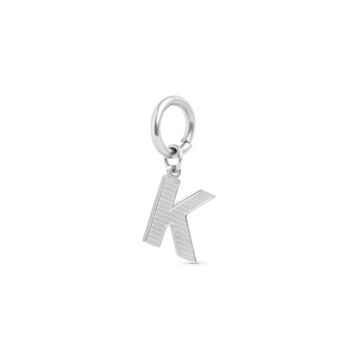 Sanya - Initital Charm Silver Stainless Steel