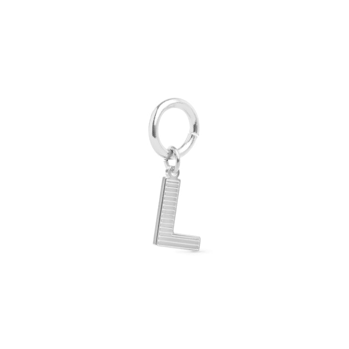 Sanya - Initital Charm Silver Stainless Steel