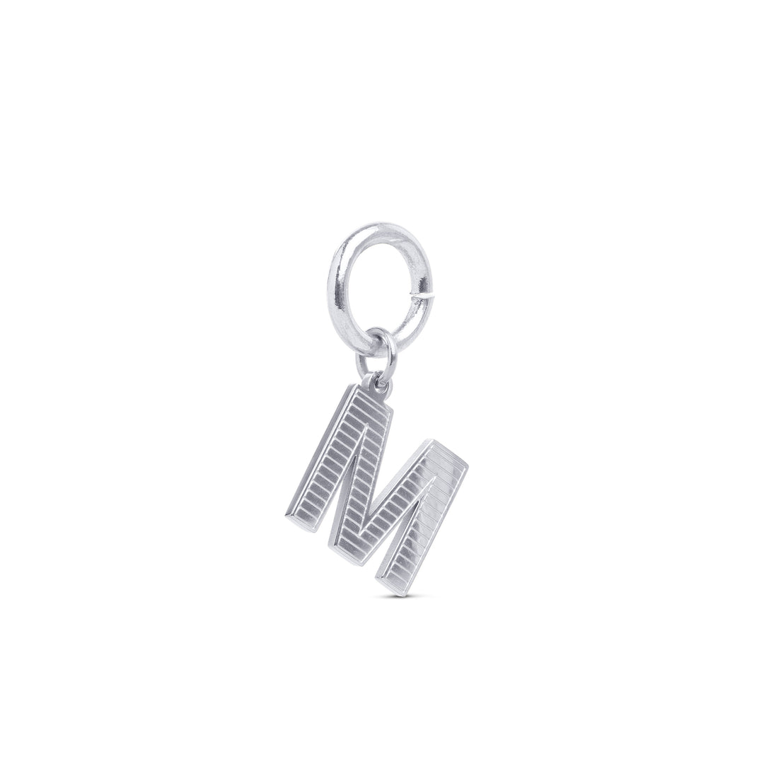 Sanya - Initital Charm Silver Stainless Steel
