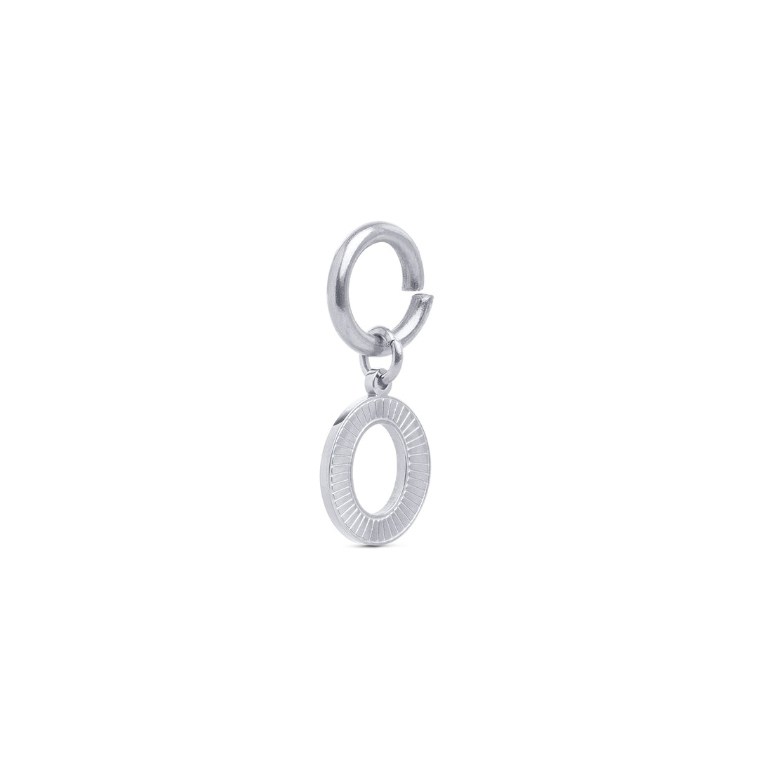 Sanya - Initital Charm Silver Stainless Steel