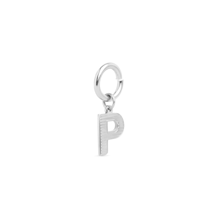 Sanya - Initital Charm Silver Stainless Steel
