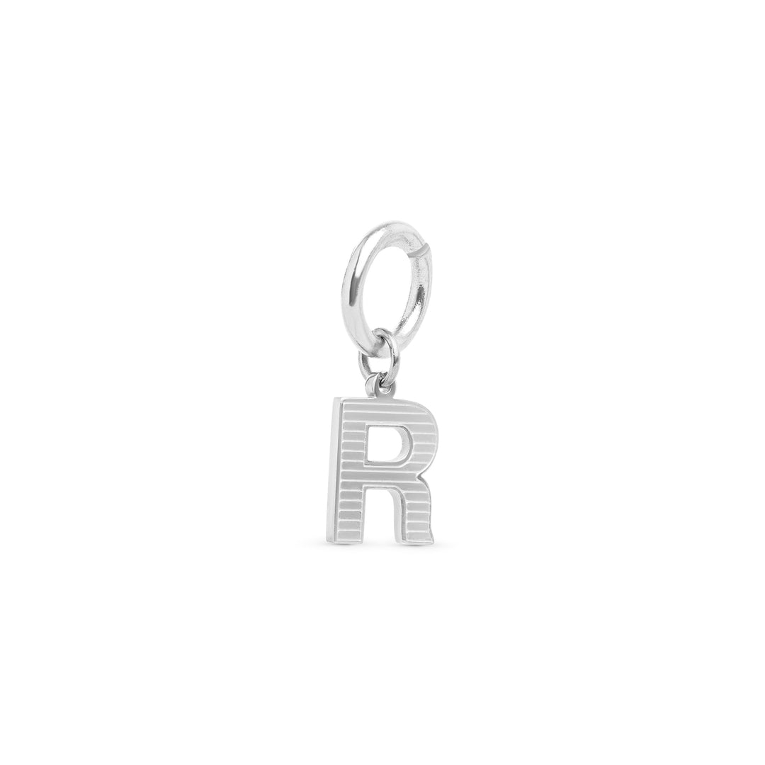 Sanya - Initital Charm Silver Stainless Steel