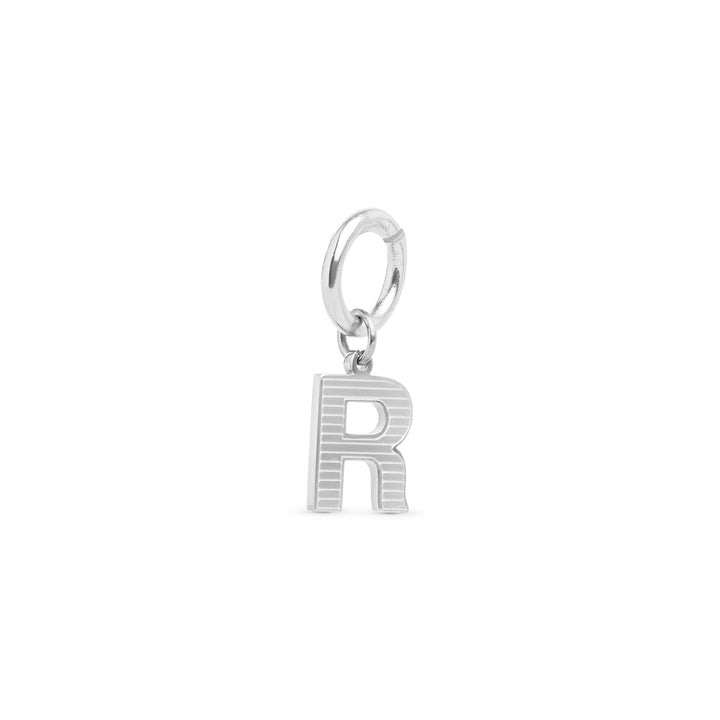 Sanya - Initital Charm Silver Stainless Steel