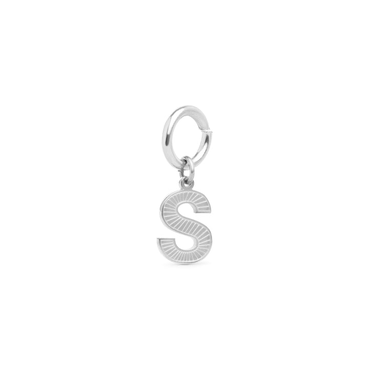 Sanya - Initital Charm Silver Stainless Steel