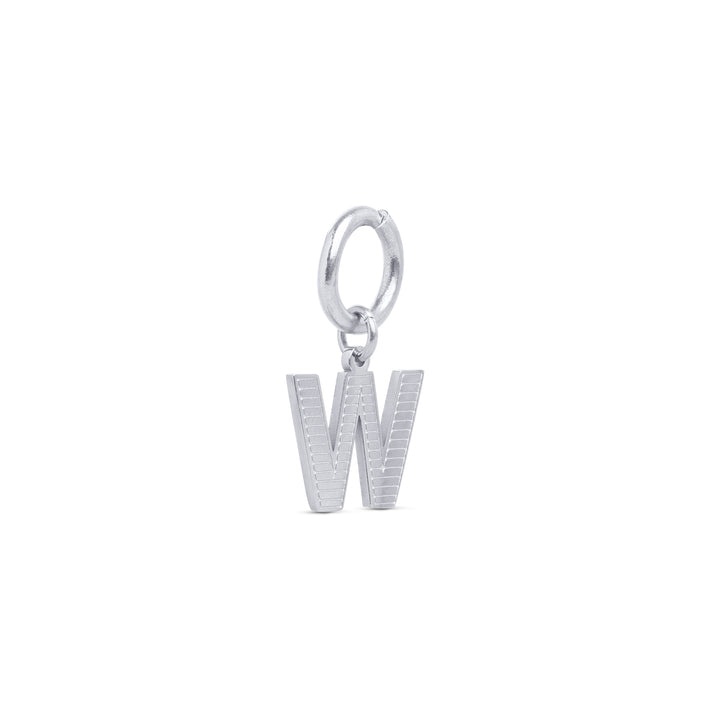 Sanya - Initital Charm Silver Stainless Steel