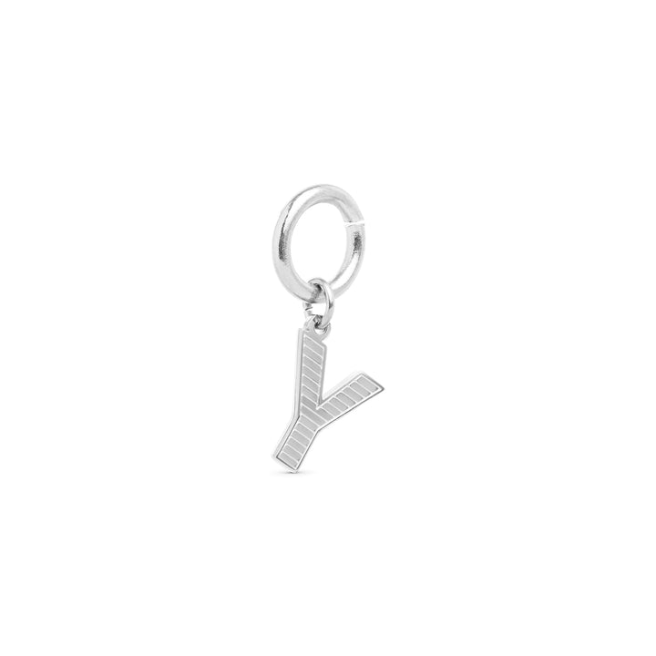 Sanya - Initital Charm Silver Stainless Steel