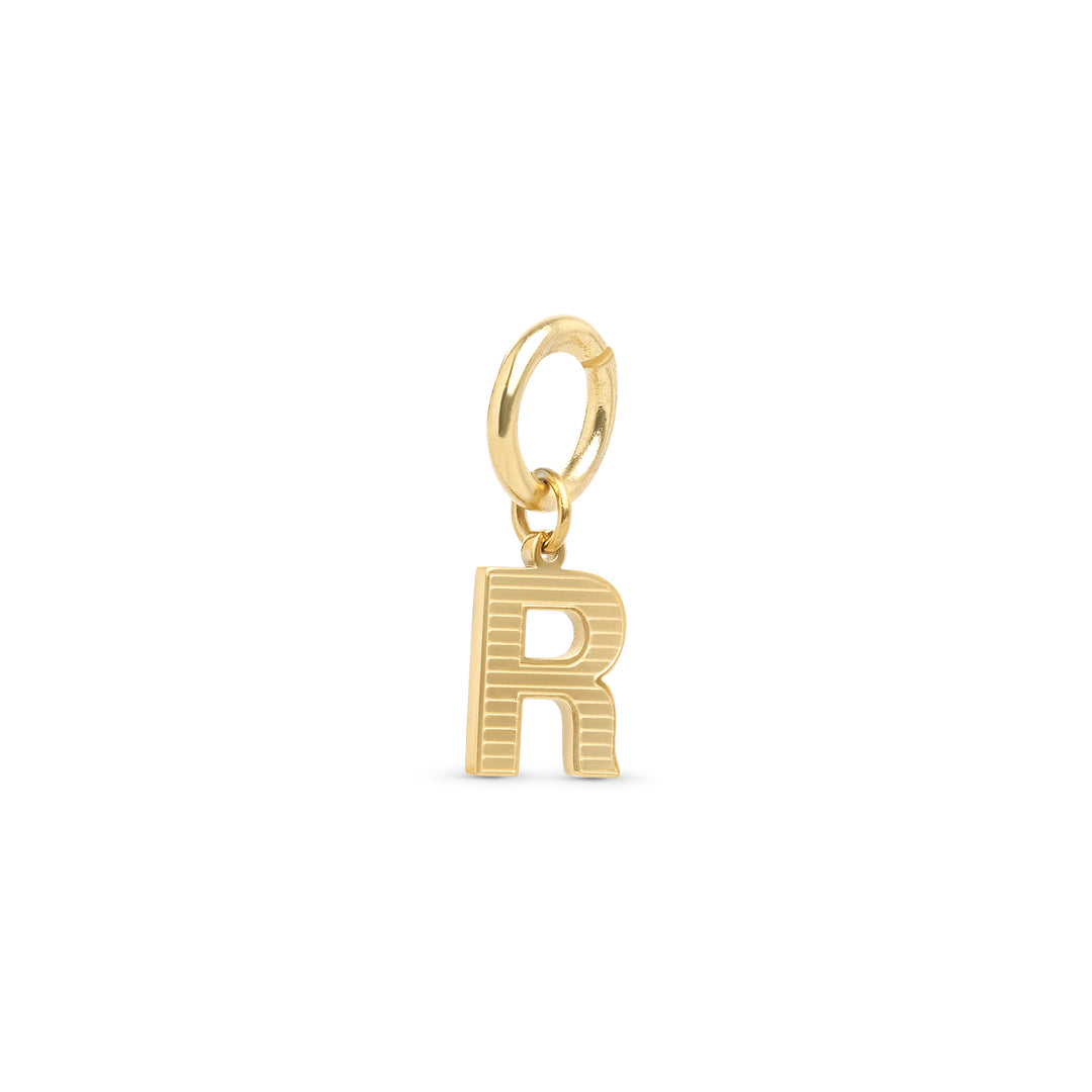 Sanya - Initital Charm Gold Stainless Steel