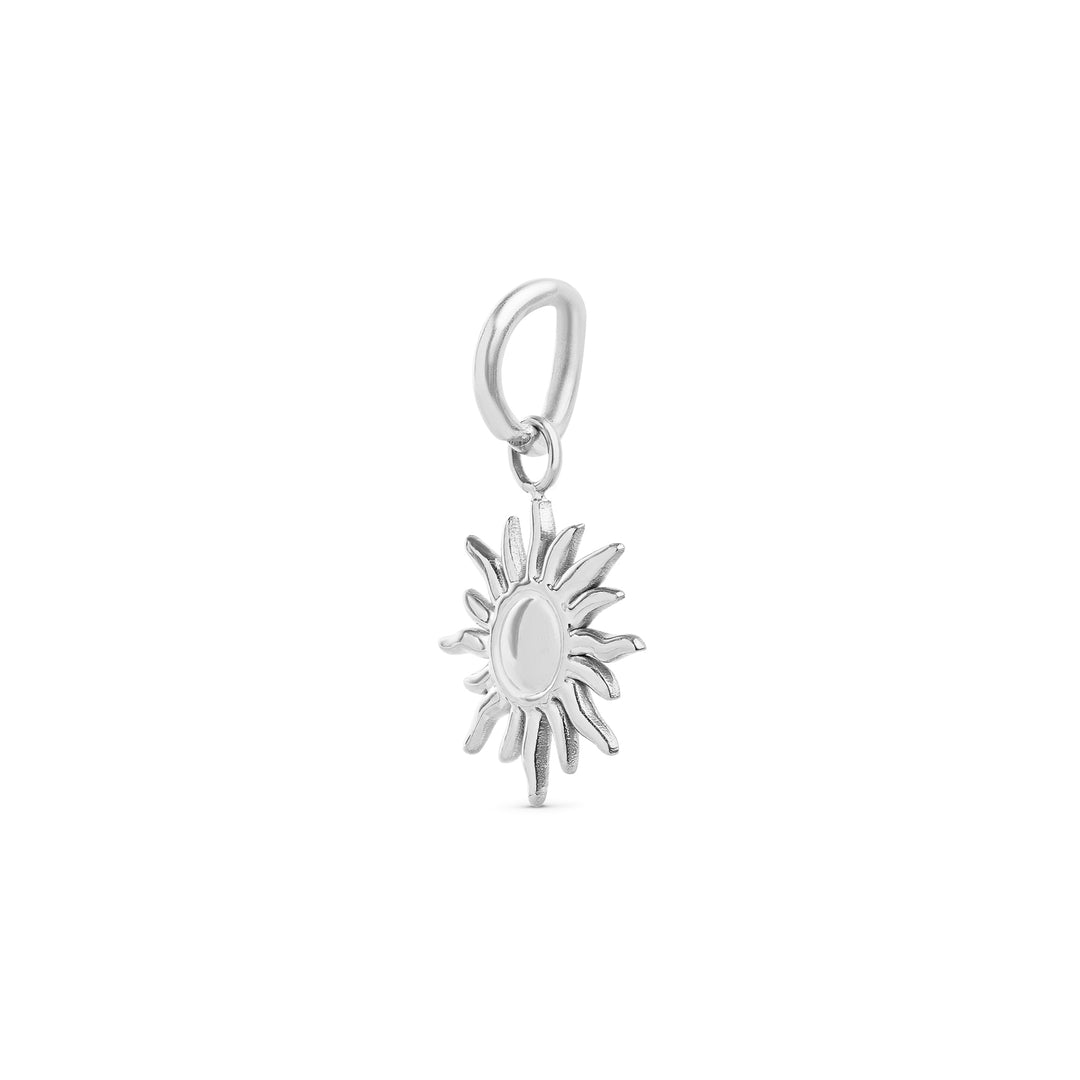 Sol - Dije Sunburst de Acero Inoxidable