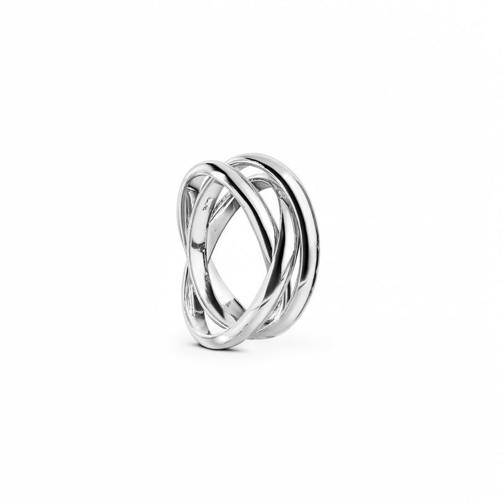 Alvy - Anillo Twist de Acero Inoxidable