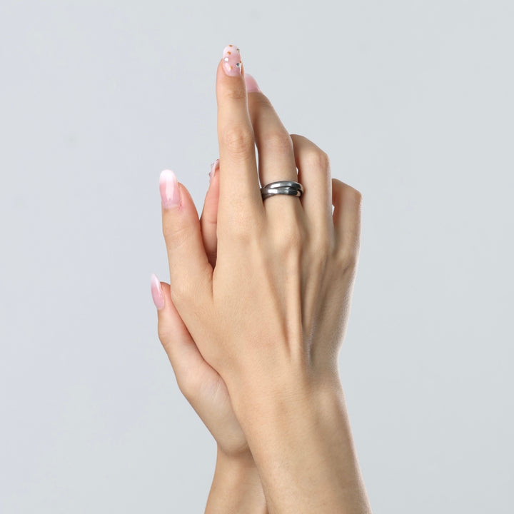 Alvy - Anillo Twist de Acero Inoxidable