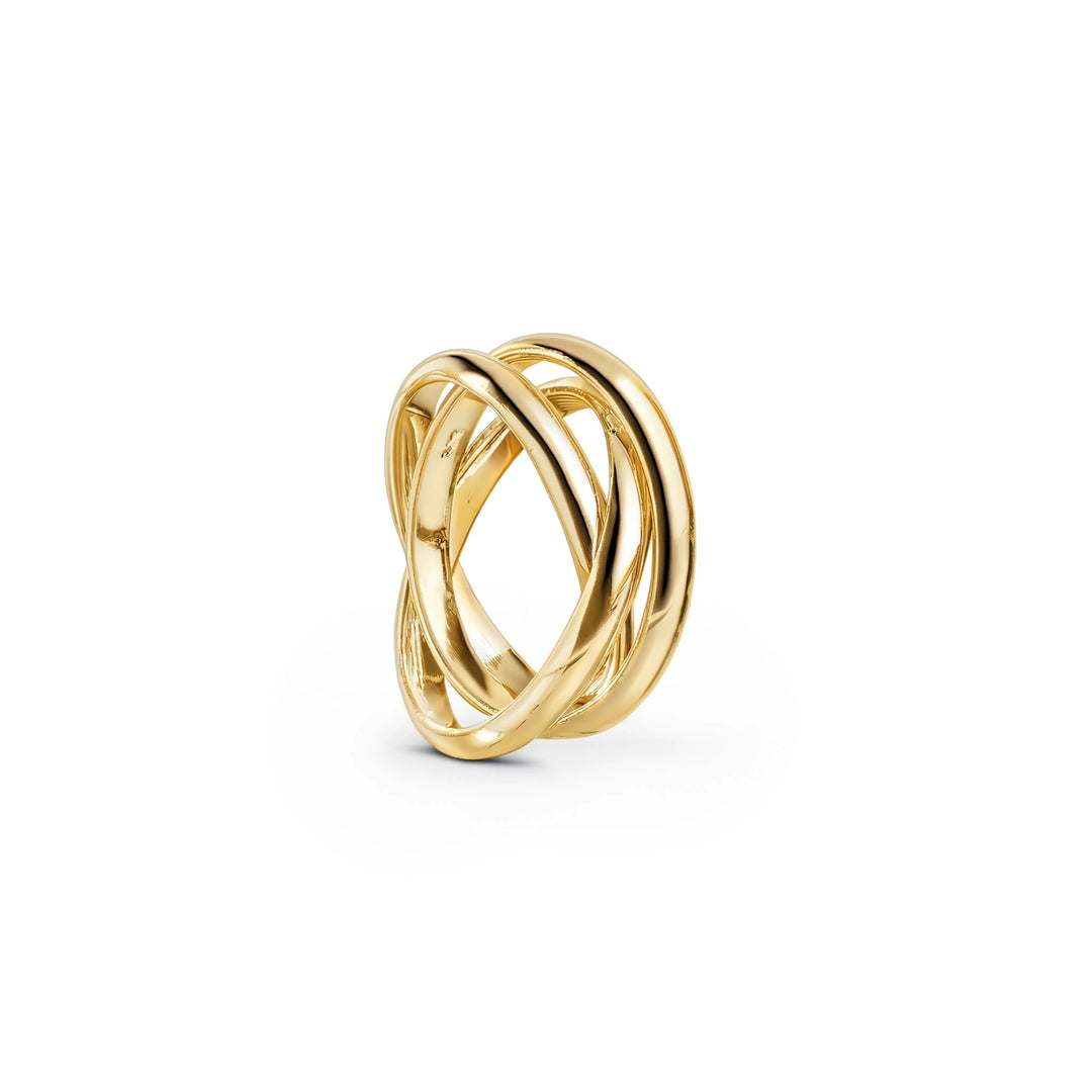 Alvy - Anillo Twist de Acero Inoxidable