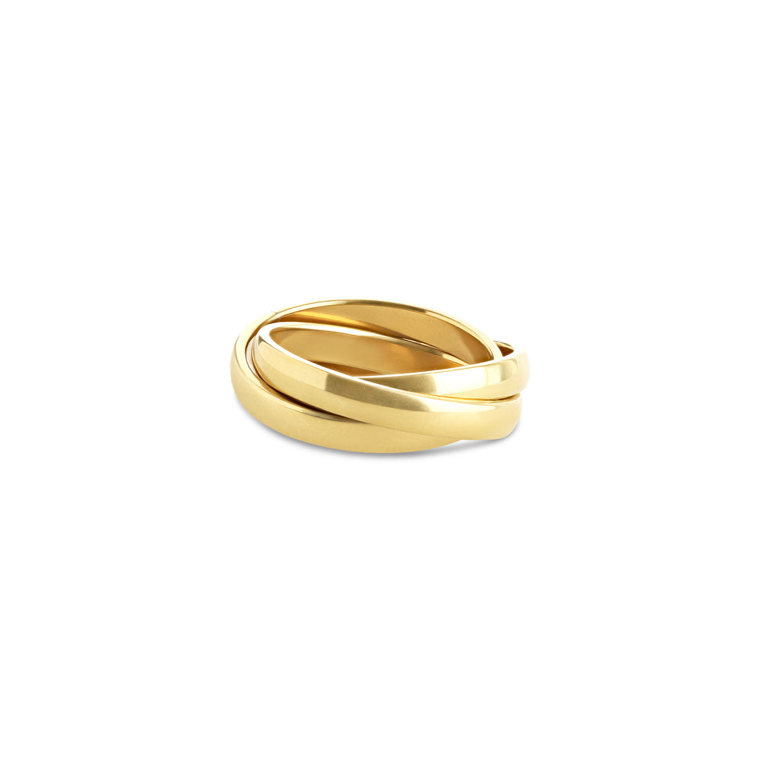 Alvy - Anillo Twist de Acero Inoxidable