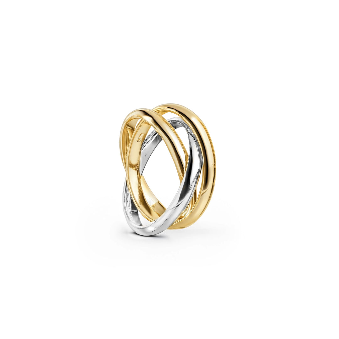 Alvy - Anillo Twist de Acero Inoxidable