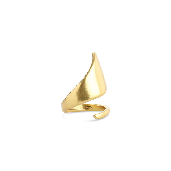 Anillo Ban - Envoltura Escultural de Acero Inoxidable