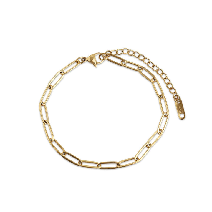 Eira – link chain bracelet in stainless steel, gold | Timi of Sweden