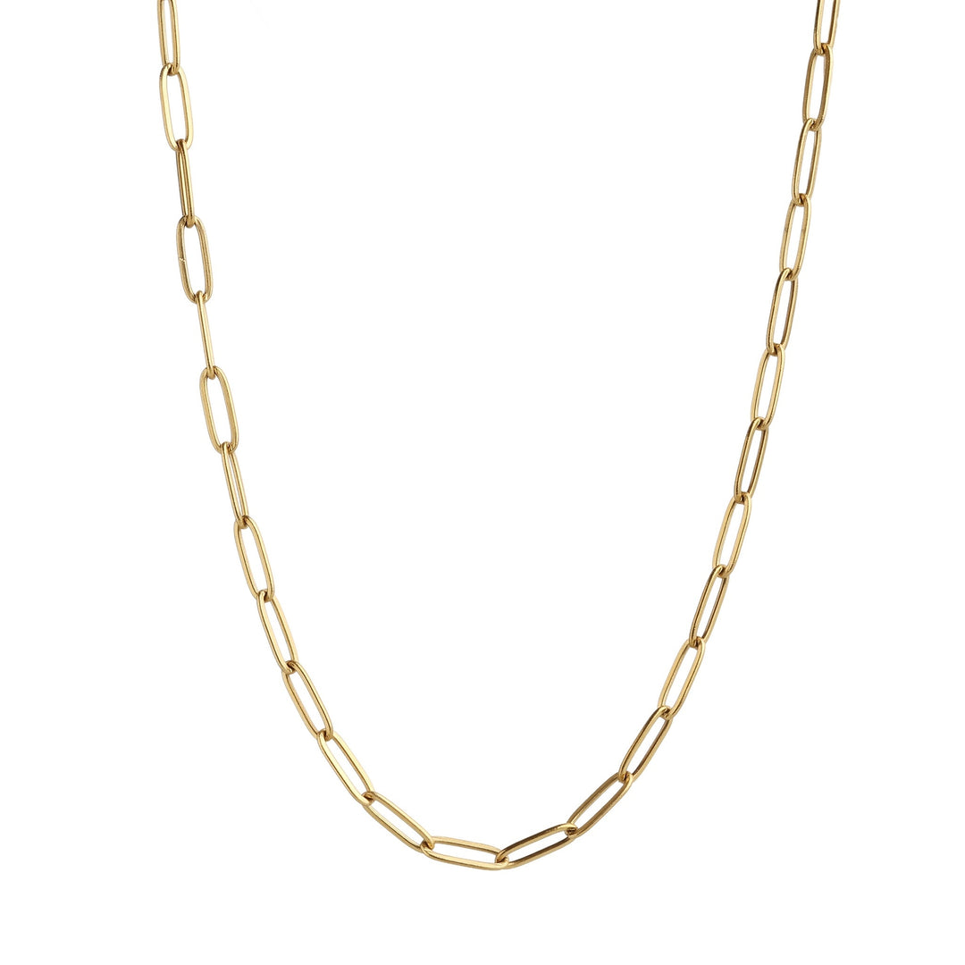 Eira – link chain necklace in stainless steel, gold | Timi of Sweden