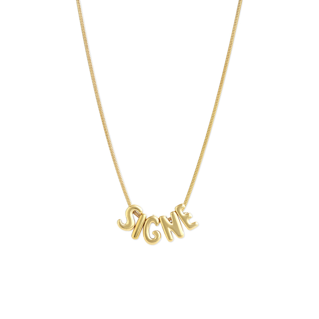 Collar personalizado con letras