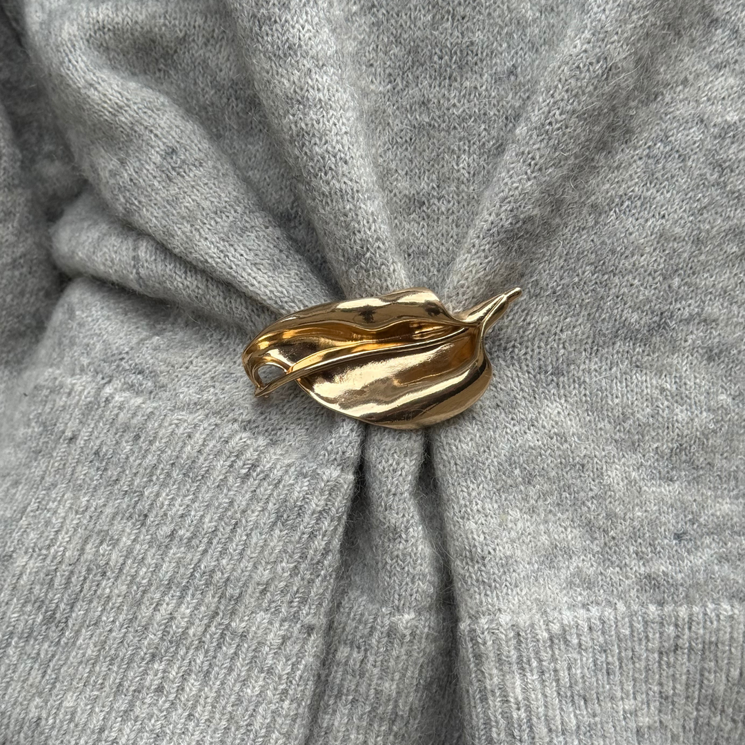 Leslie - Broche Abstracto Oro