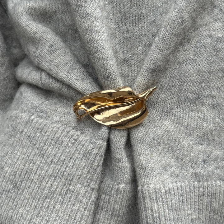 Leslie - Broche Abstracto Oro