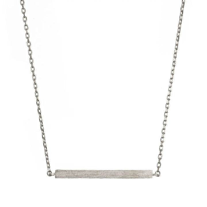 Bar Necklace Silver