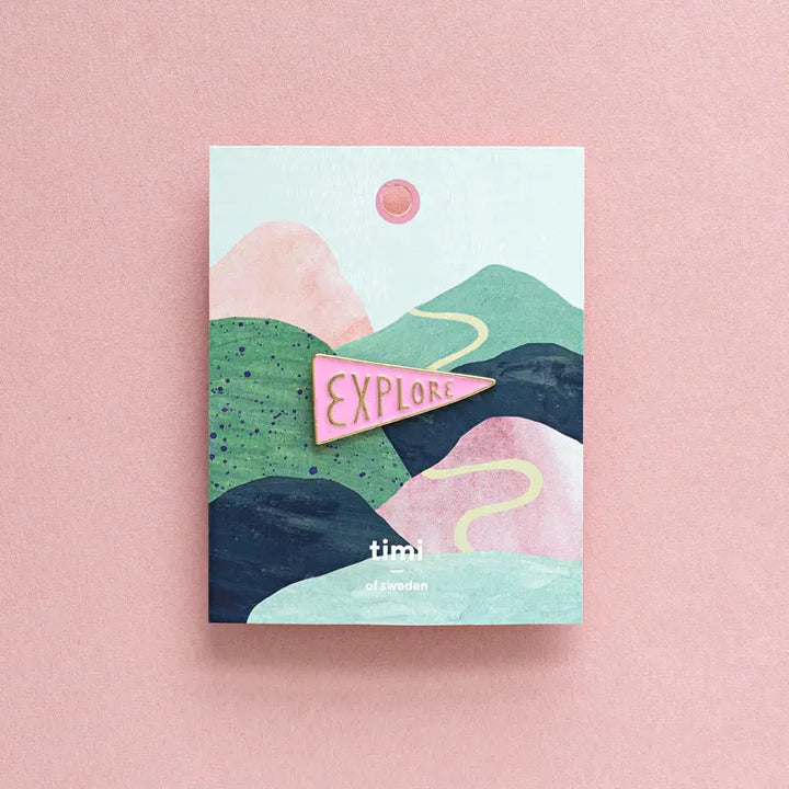 Enamel Pin Explore