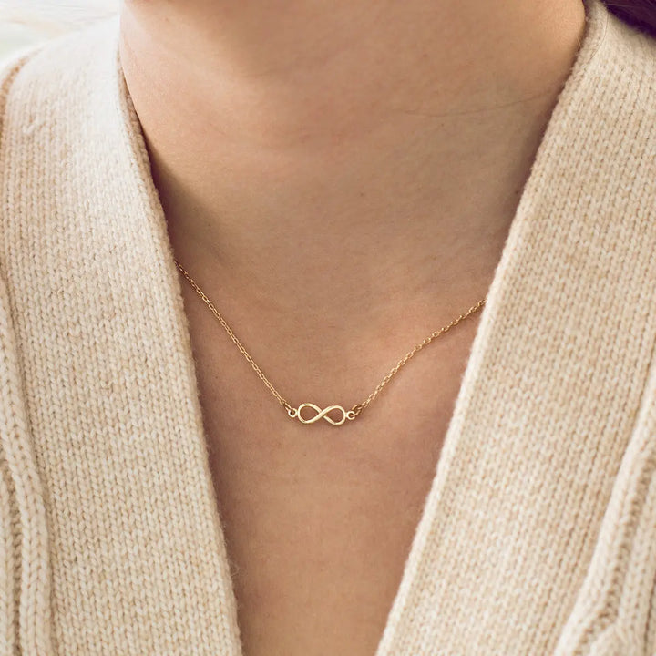 Infinity Necklace Gold