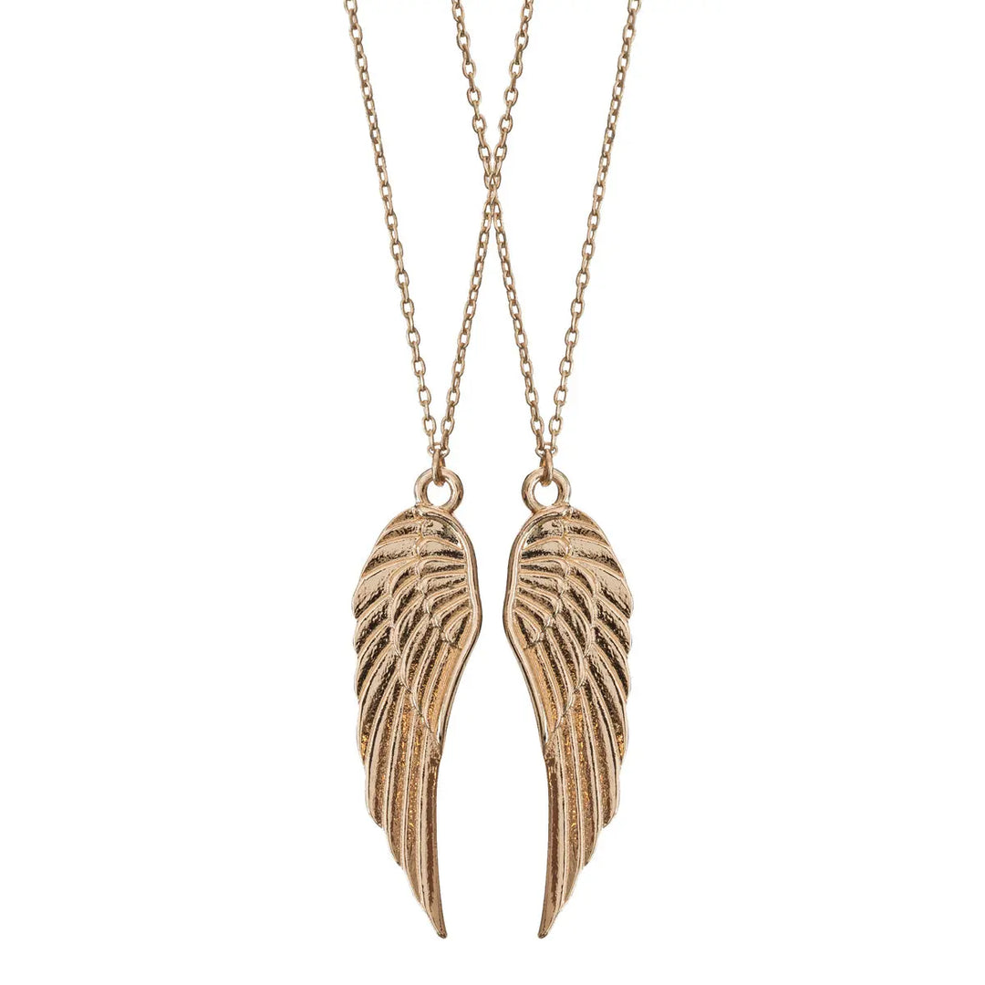 Wings Friendship Necklace Gold