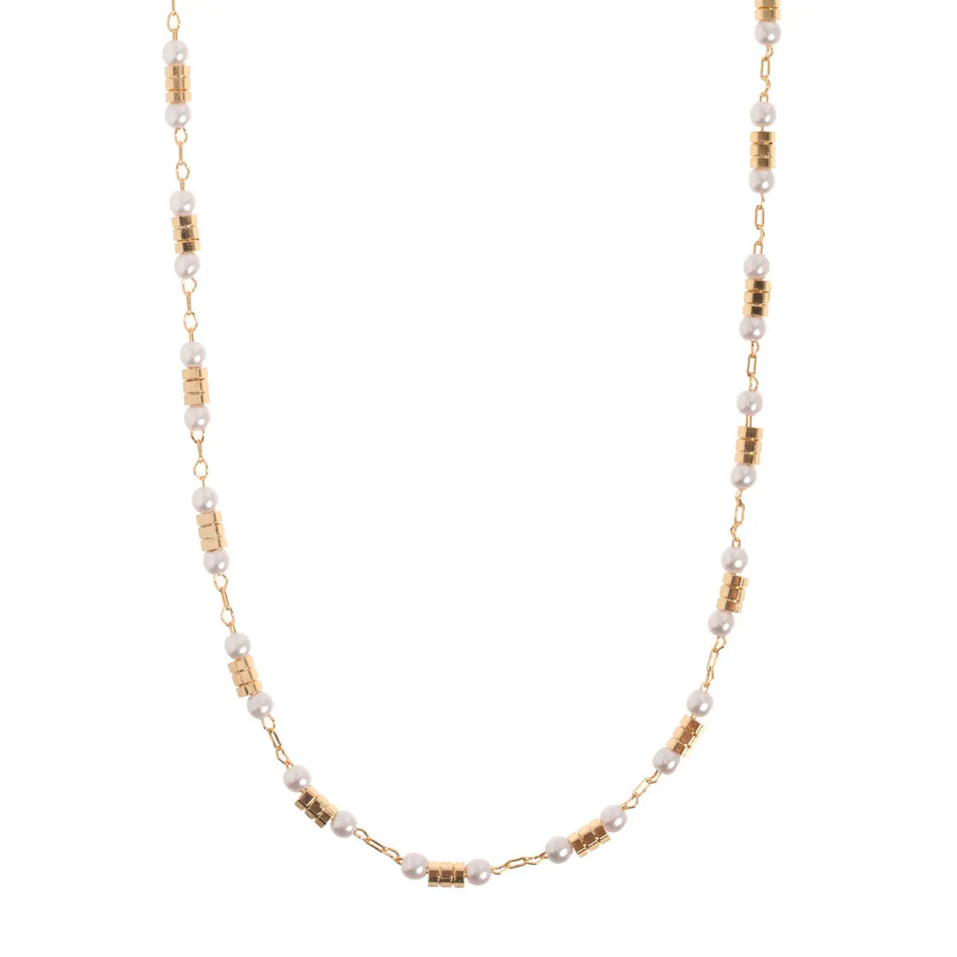 Collar lindo de cadena de perlas