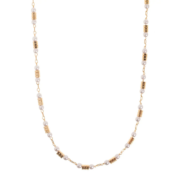 Collar lindo de cadena de perlas