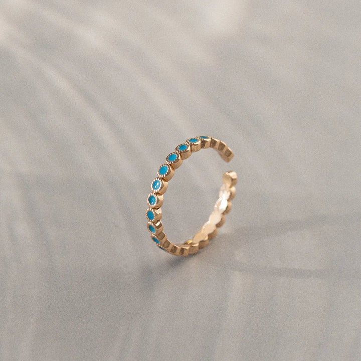 Riya - Anillo Turquesa Oriental Timi of Sweden