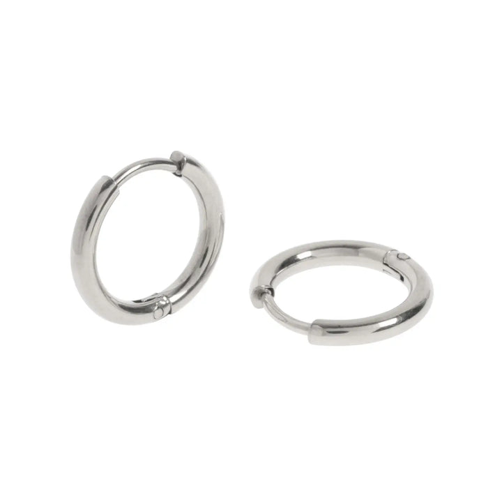 Harper - Hoop 8 mm Earrings Stainless Steel